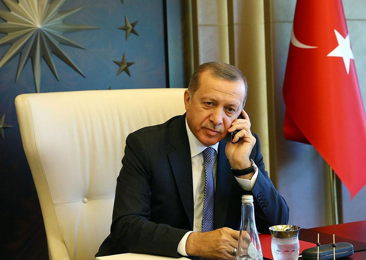 Cumhurbaşkanı Erdoğan'dan barış diplomasisi! Önce Filistin sonra İsrail'le görüştü!