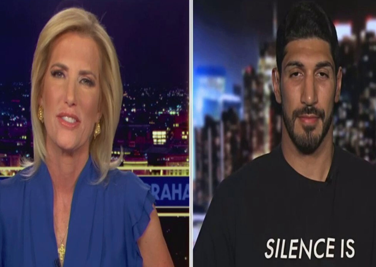 FETÖ'cü Enes Kanter ABD televizyonunda Türkiye ve Cumhurbaşkanı Erdoğan'la ilgili iftira attı!