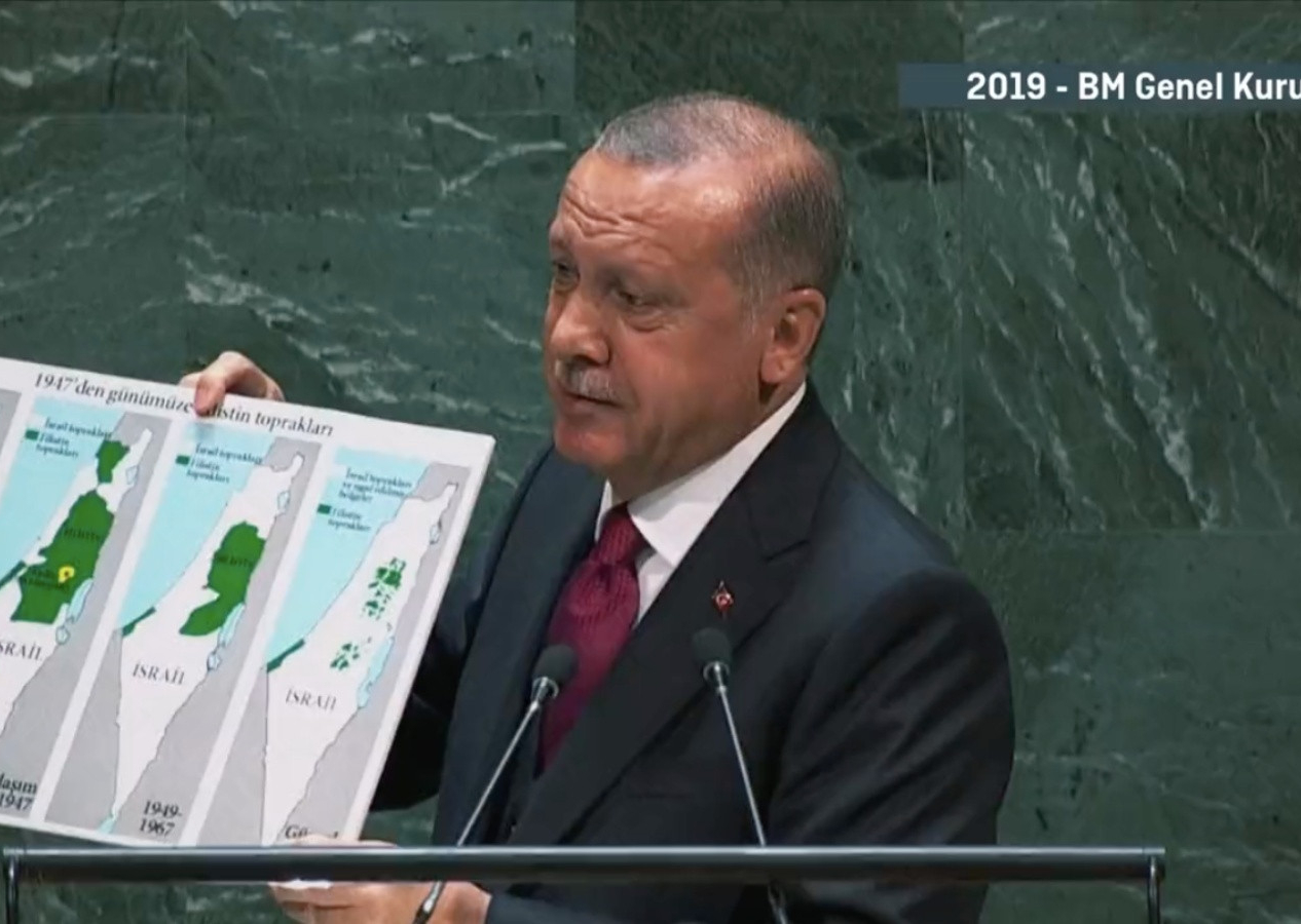 Cumhurbaşkanı Erdoğan'dan 'Bağımsız Filistin' çağrısı! 2019 BM Genel Kurul konuşmasını paylaştı
