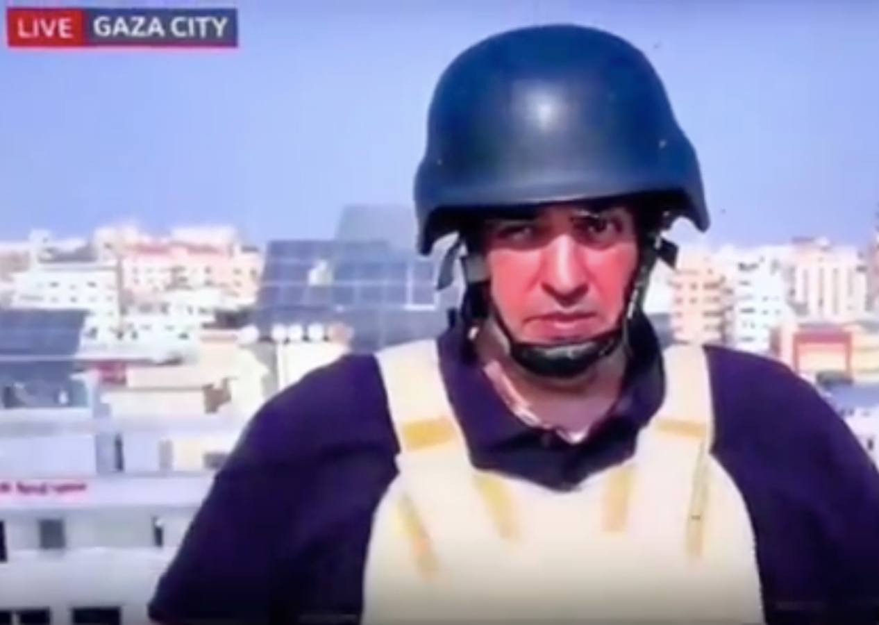 Filistinli muhabir İsrail'in savaş suçunu ifşa etti, BBC hızlıca yayını kesti!