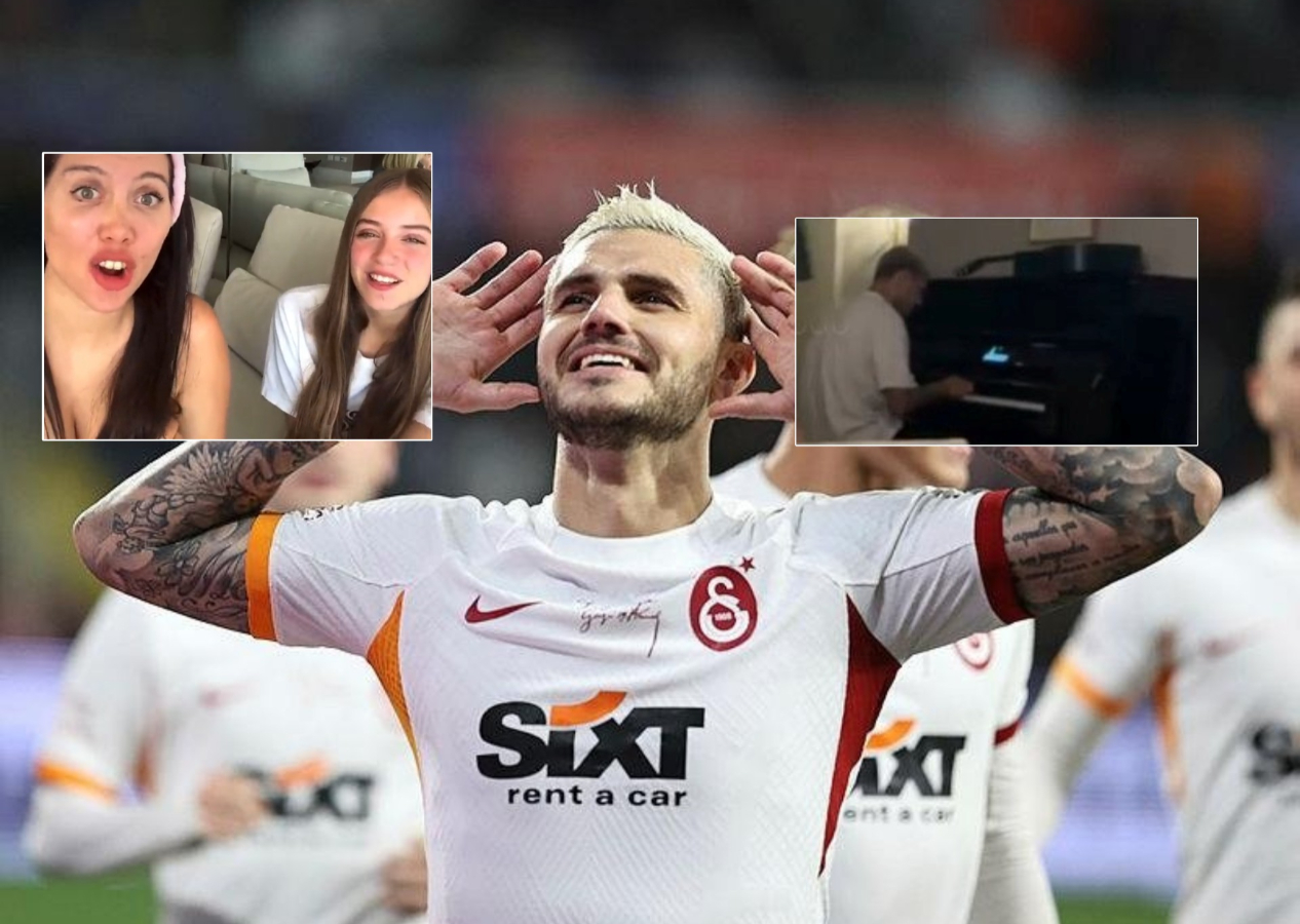 Icardi'nin 10 parmağında 10 marifet! Taraftarı kendine aşık etmekte kararlı: Şimdi de piyano ile 'Aşkın Olayım' çaldı