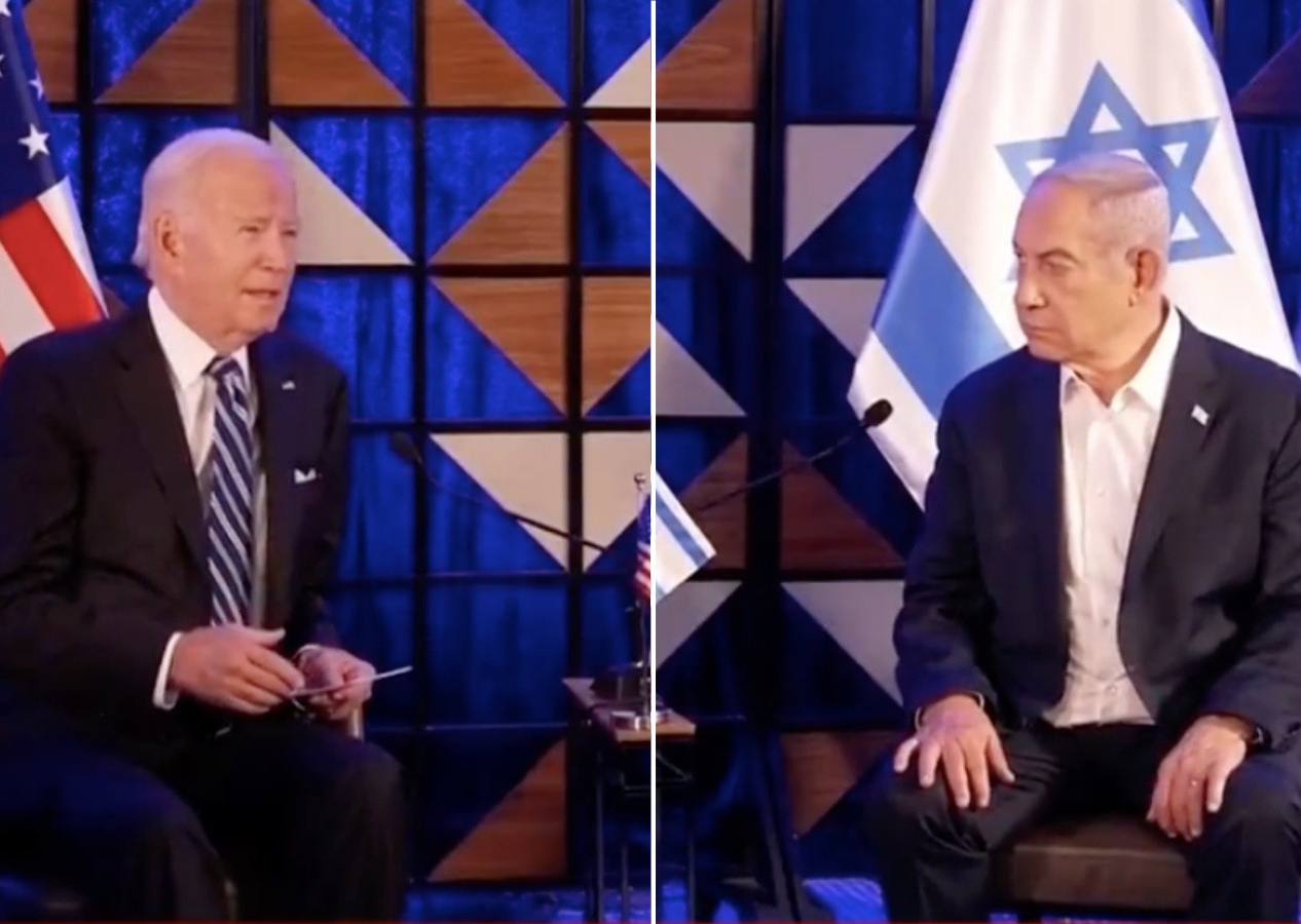 Biden'dan İsrail'in hastane katliamına skandal destek: Karşı taraf yapmış gibi...