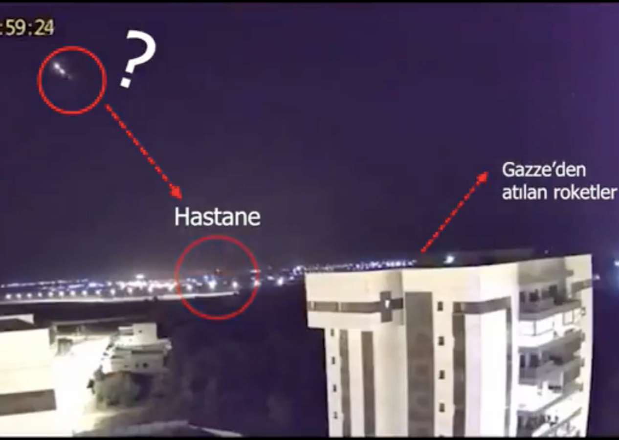 İsrail'in 'Hastaneyi biz bombalamadık, bakın!' diye paylaştığı video kurgu çıktı!