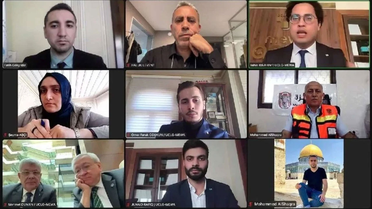 Haluk Levent Gazze Belediye Başkanı ile görüştü