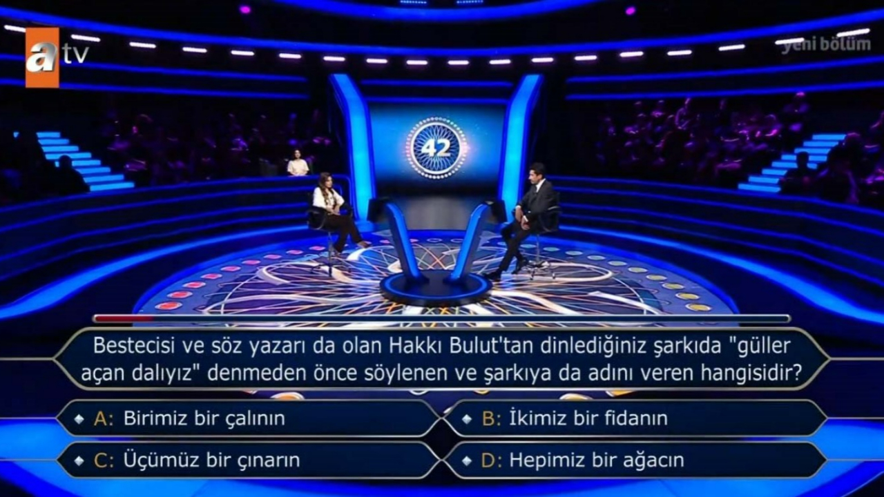 Kim Milyoner Olmak İster'de Hakkı Bulut sorusunu bilemeyen yarışmacı sosyal medyanın gündemine oturdu
