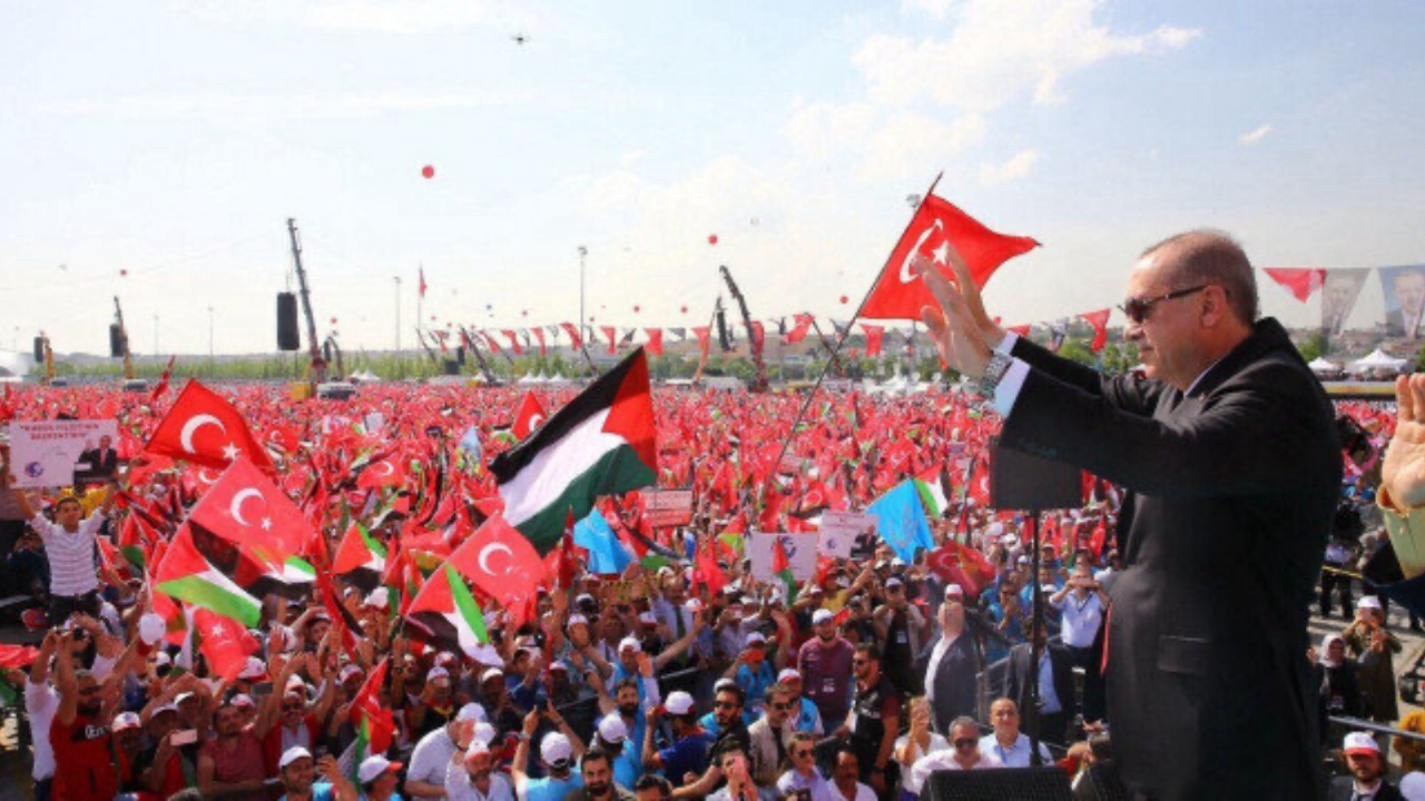 AK Parti, Büyük Filistin Mitingi'ne hazırlanıyor: Cumhurbaşkanı Erdoğan katılacak...