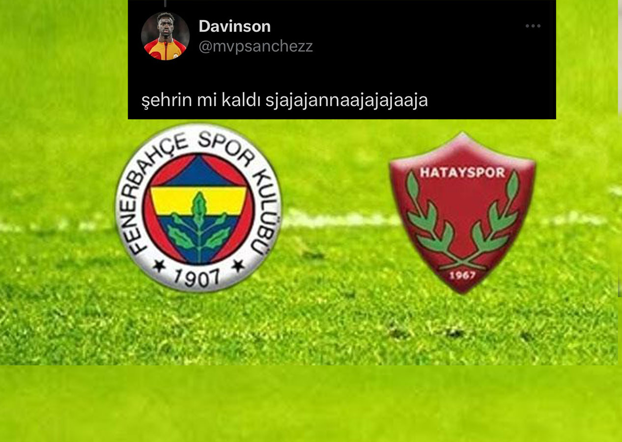 Fenerbahçe Hatayspor maçı sonrası rezil paylaşım! Sosyal medyada tepki çekti!