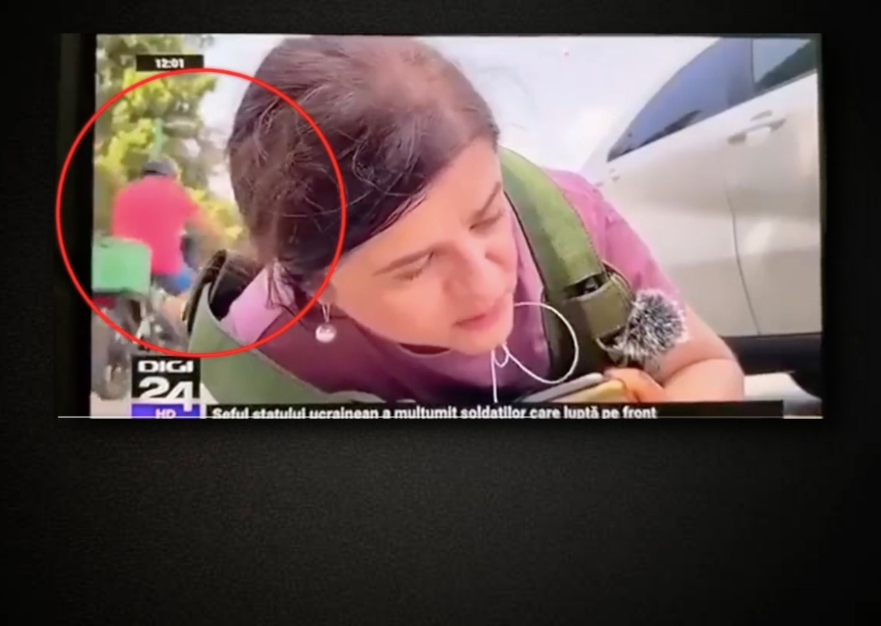 Romanyalı gazeteciden skandal tiyatro! Arkasındaki siviller gerçeği ele verdi...
