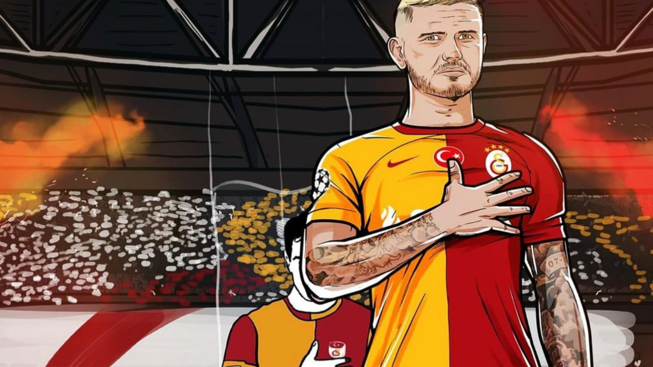 Icardi "Bugün güne bu fotoğrafla başlamak istiyorum" diyerek Galatasaray taraftarına seslendi!