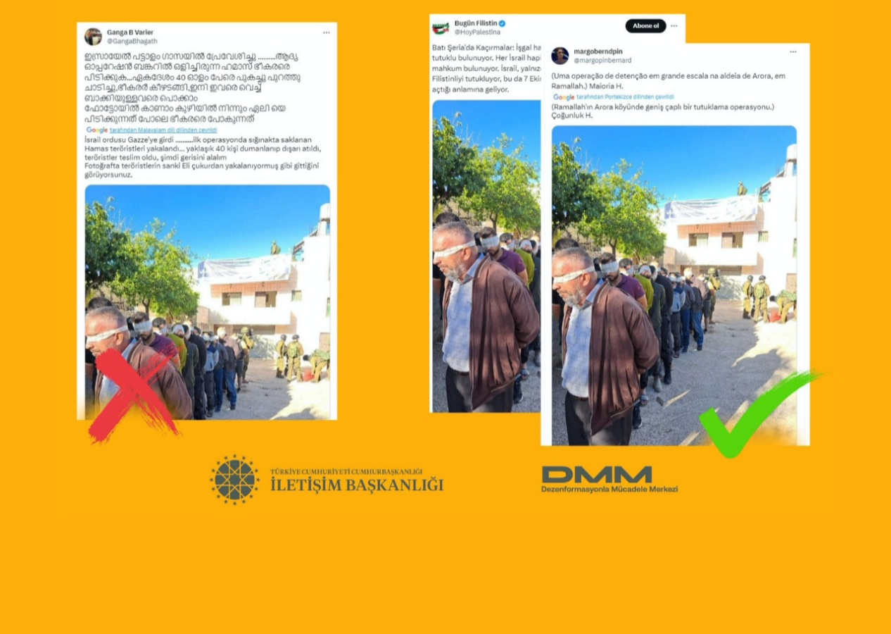 Fotoğrafın gerçek yüzü ortaya çıktı! İsrail askerleri Hamas üyelerini değil bakın kimleri gözaltına almış...