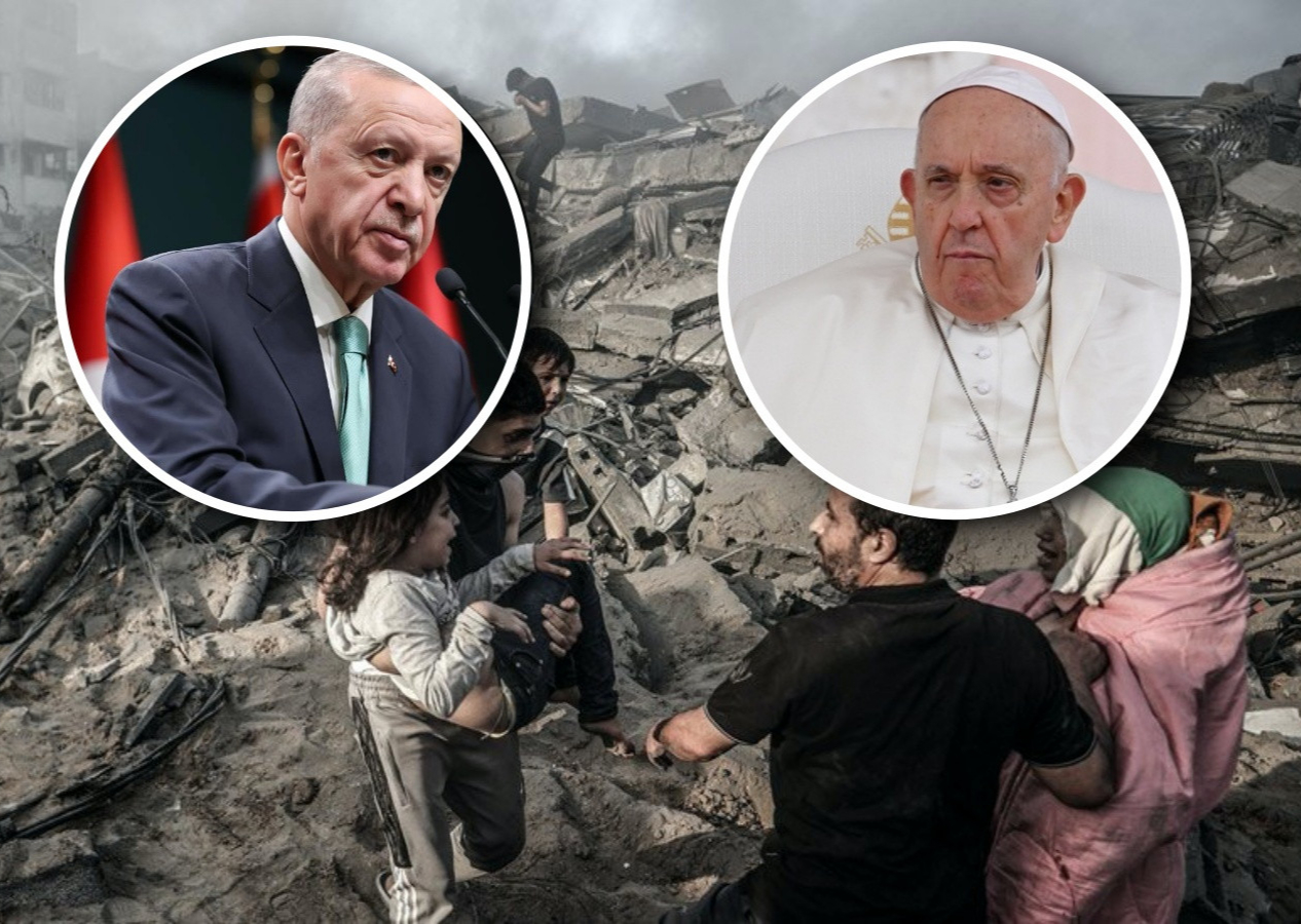 Cumhurbaşkanı Erdoğan, Papa ile görüştü! Gündem: Filistin...