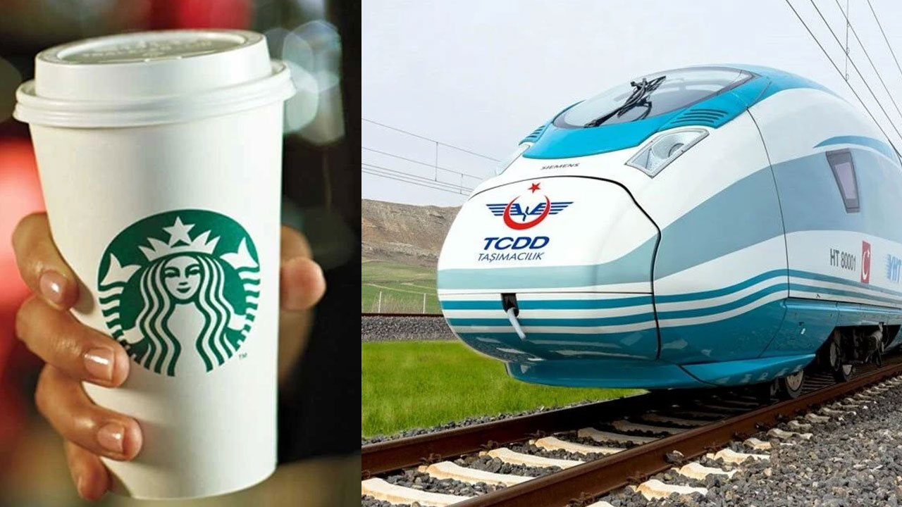TCDD, İsrail'e destek veren Starbucks'ı hızlı trenlerden kaldırdı