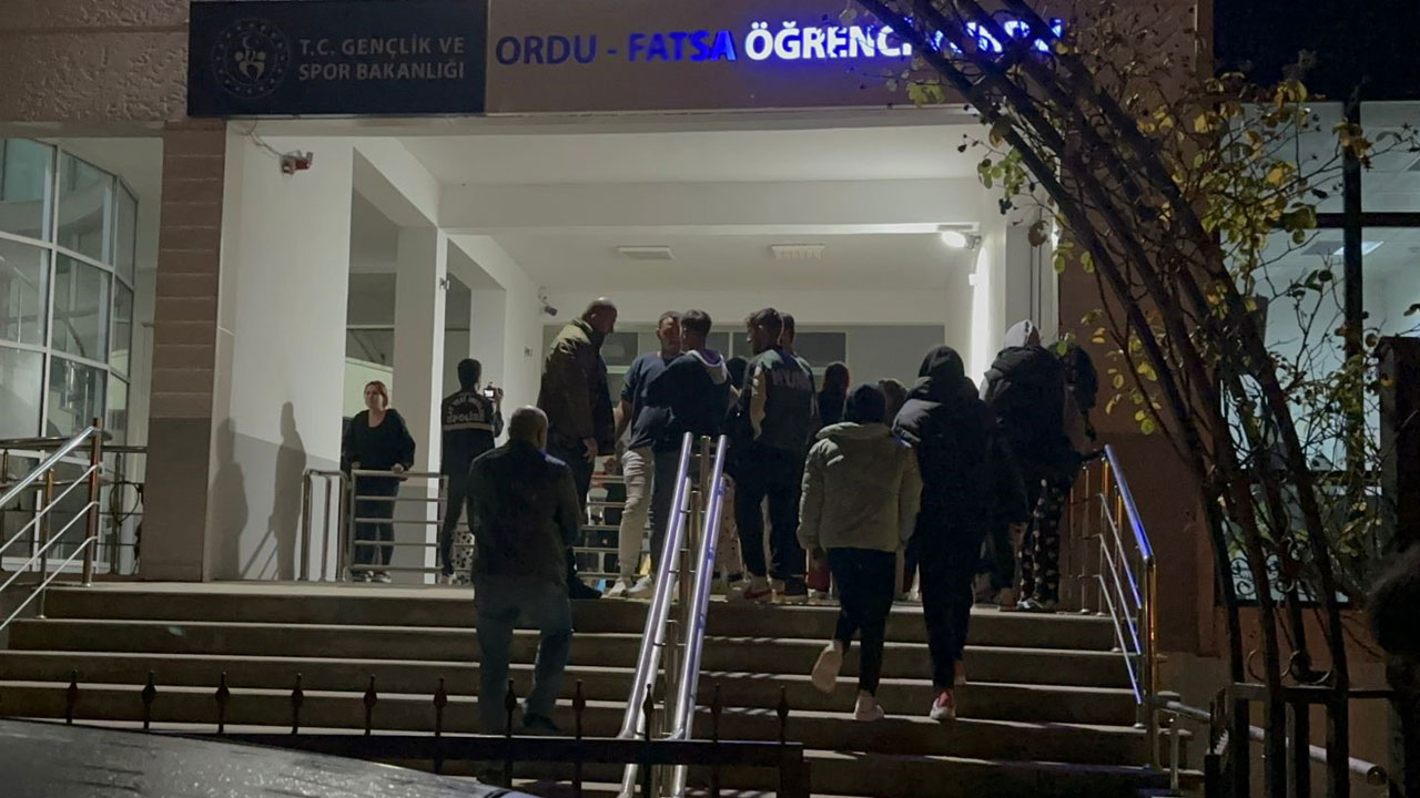 Ordu KYK yurdunda asansörün halatları koptu