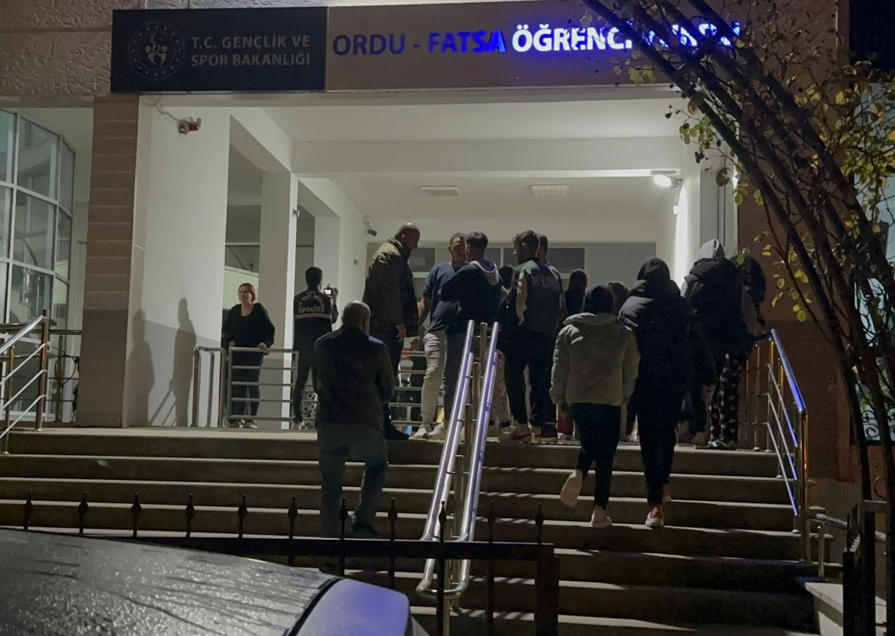 Ordu KYK yurdunda asansörün halatları koptu