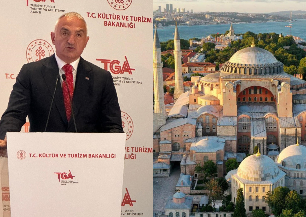 Bakan Ersoy açıkladı: Ayasofya restorasyonda ibadet ve ziyarete kapatılmayacak!