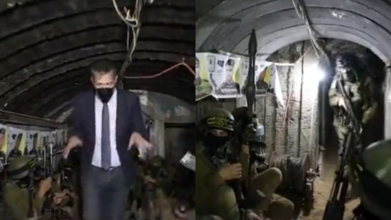 Kudüs Tugayları'nın Gazze'deki tünelleri böyle görüntülendi!