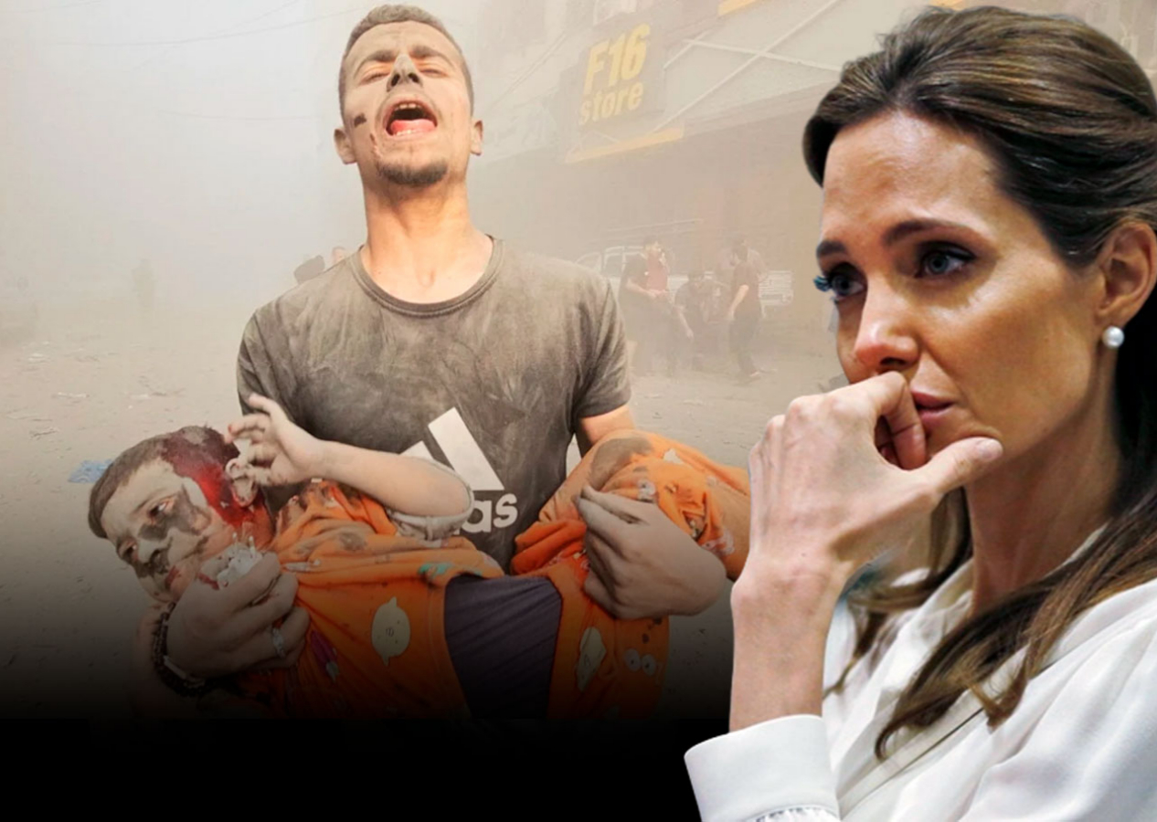 Angelina Jolie İsrail'in Cibaliya Mülteci Kampı'na saldırısına tepki gösterdi: Dünya liderleri bu suça ortak