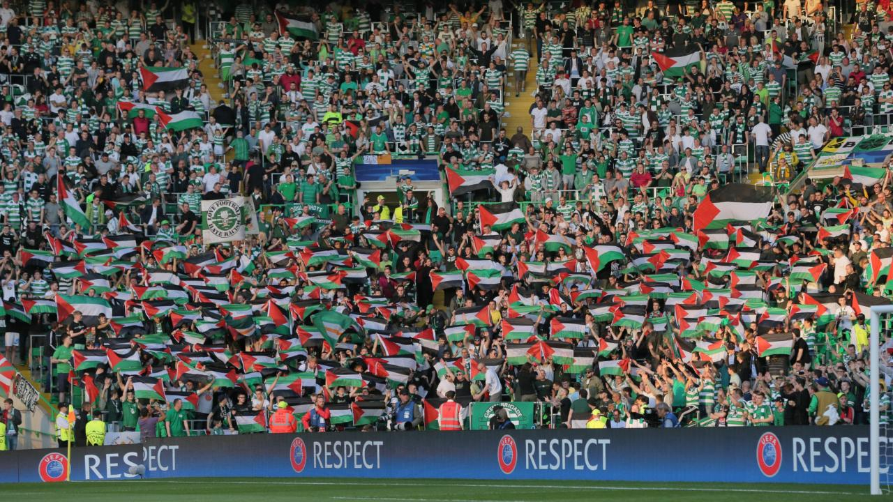Celtic taraftarından "Filistin" yasağını aşma harekatı!
