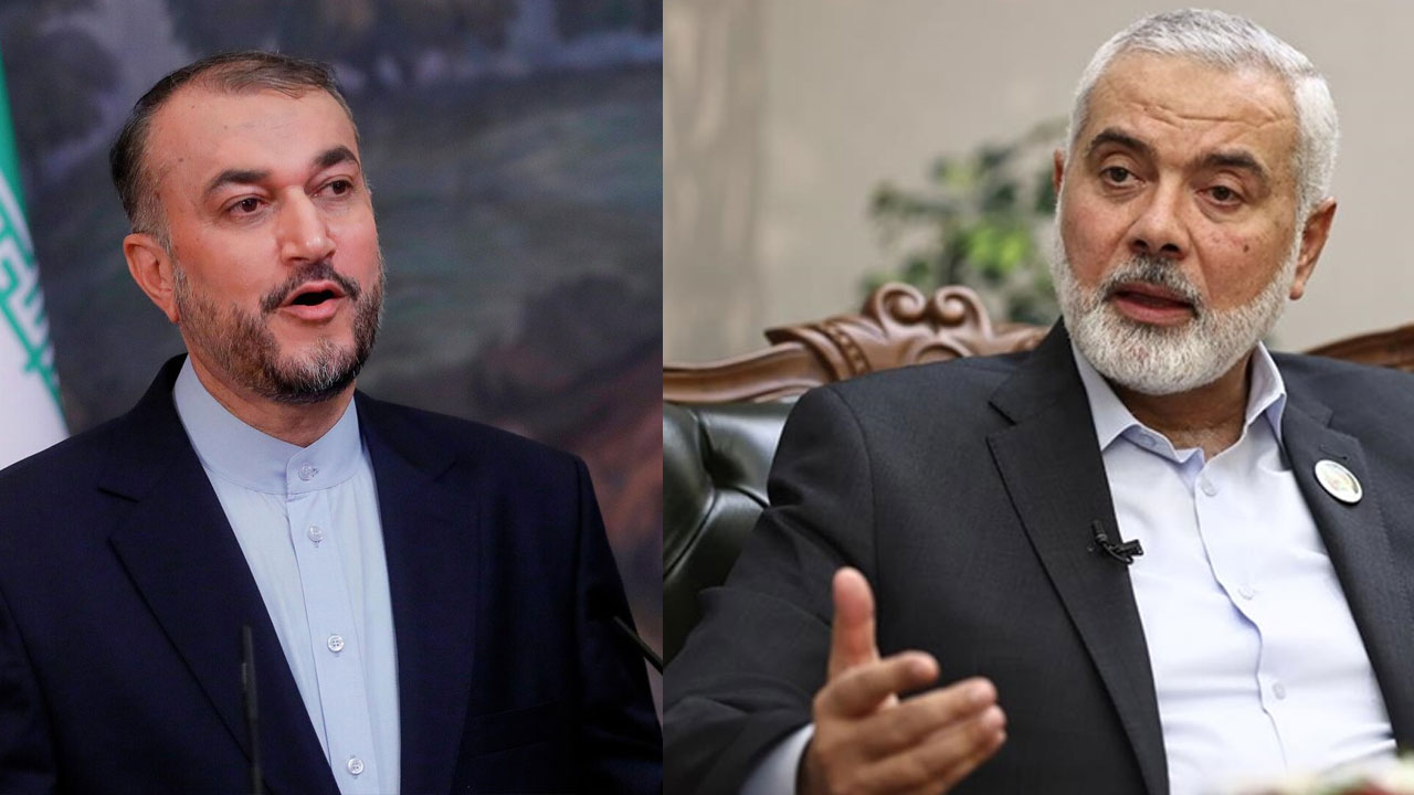 İran Dışişleri Bakanı Abdullahiyan ile Hamas Siyasi Büro Başkanı Heniyye görüştü