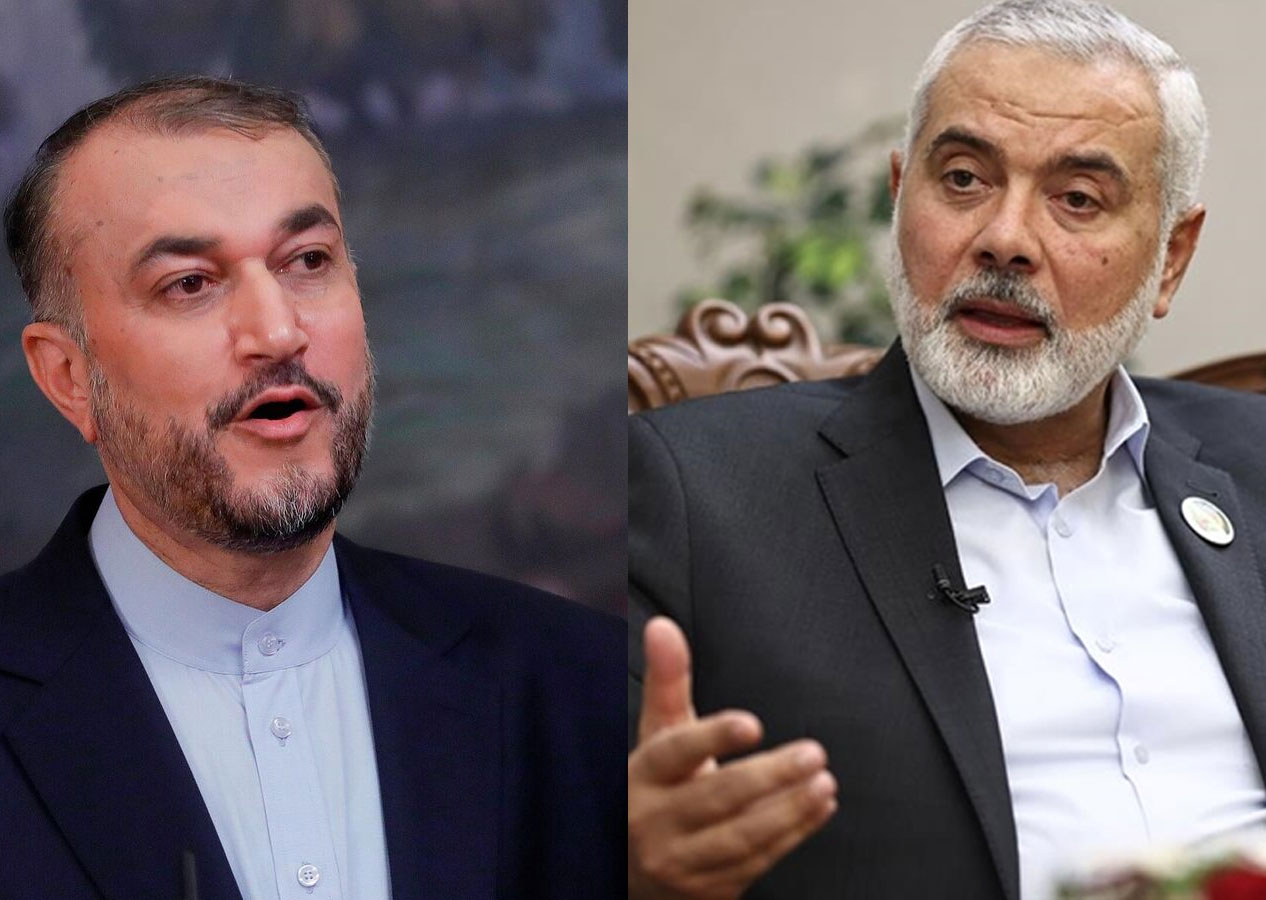 İran Dışişleri Bakanı Abdullahiyan ile Hamas Siyasi Büro Başkanı Heniyye görüştü
