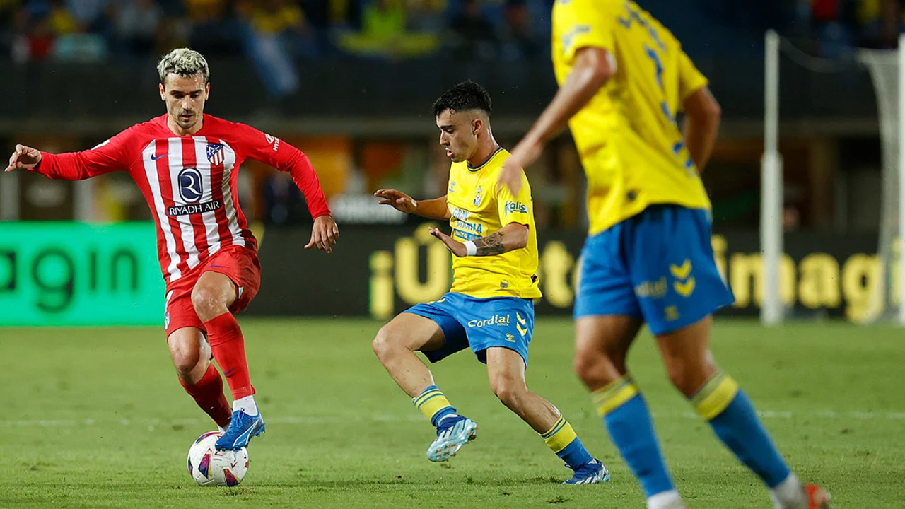 Atletico Madrid'in galibiyet serisini Las Palmas bitirdi