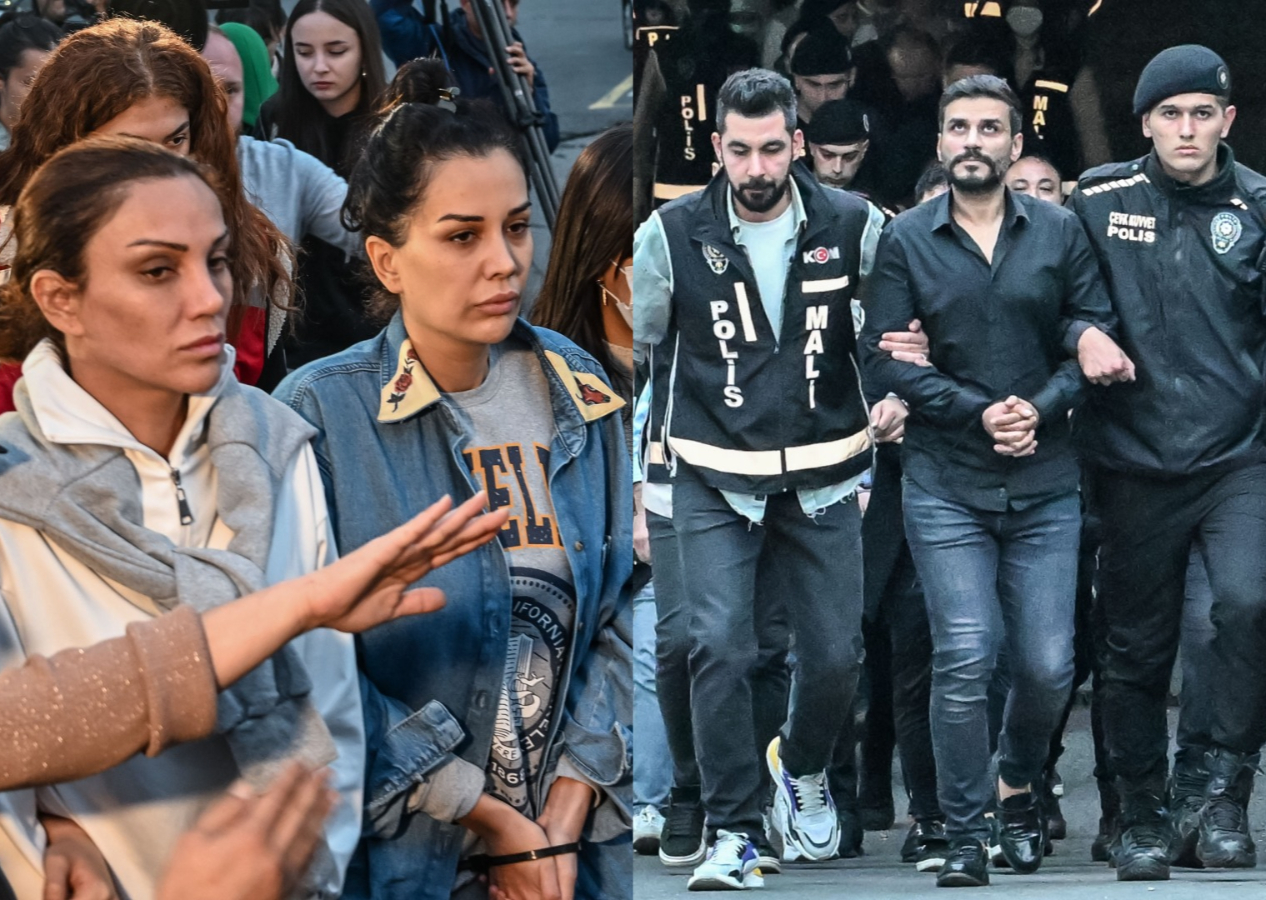 Dilan ve Engin Polat ile birlikte ifadeleri tamamlanan 18 kişi Adliyeye sevk edildi