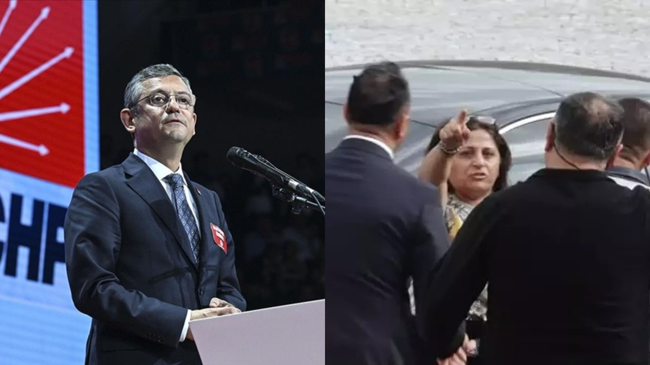 CHP Genel Başkanı Özgür Özel'e hoş geldin protestosu! ''Kemal Kılıçdaroğlu'nu sırtından vurdunuz''