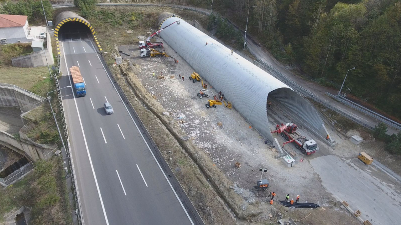 90 metre uzatılan Bolu Dağı Tüneli yarın açılıyor