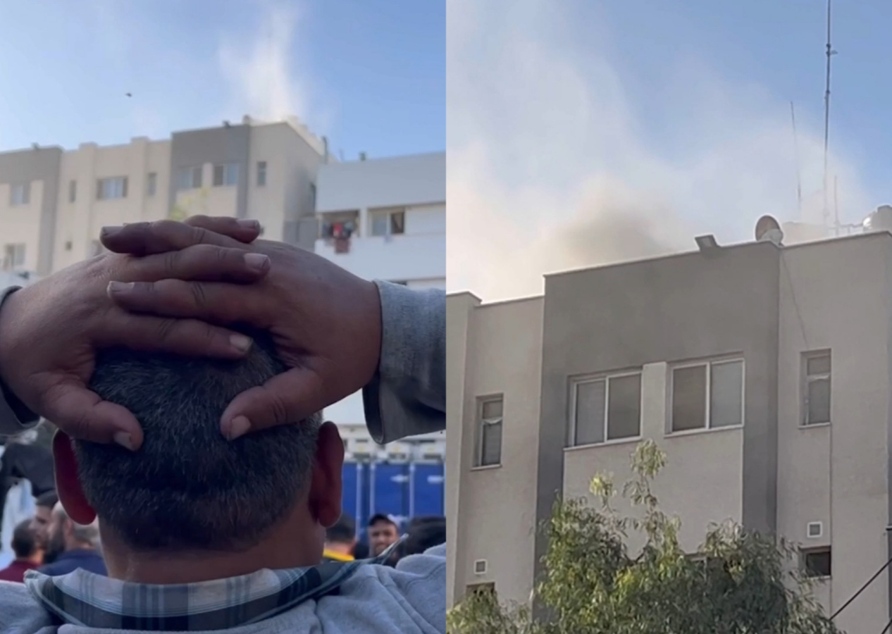 İsrail, Şifa Hastanesi'ni yine bombaladı!