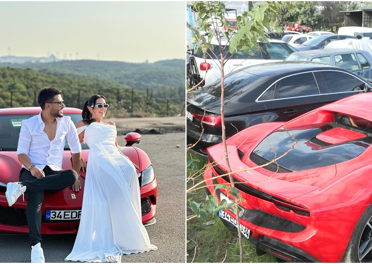 Ferrari ile çekilen videoları gündem olmuştu! Tutuklanan Dilan-Engin Polat çiftinin lüks araçları yediemin otoparkında