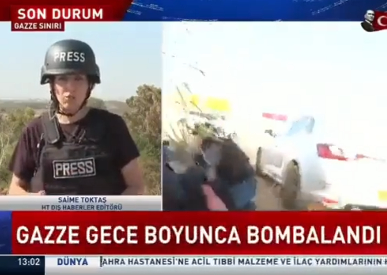 Habertürk editörü Hamas'ın eylemleri için "7 Ekim'de yaşanan, terörist bir eylemdi" dedi!