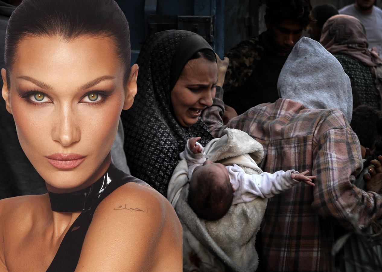 İsrail'in Gazze'deki katliamına sessiz kalmayan Filistinli model Bella Hadid'e Fransa'dan ambargo!