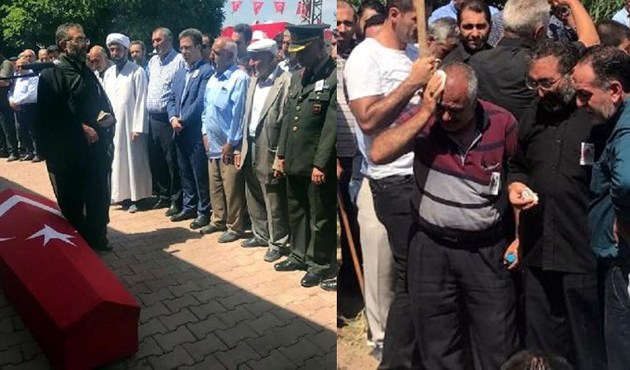 Vatani görevi sırasında hayatını kaybeden oğlunun cenaze namazını kıldırdı...