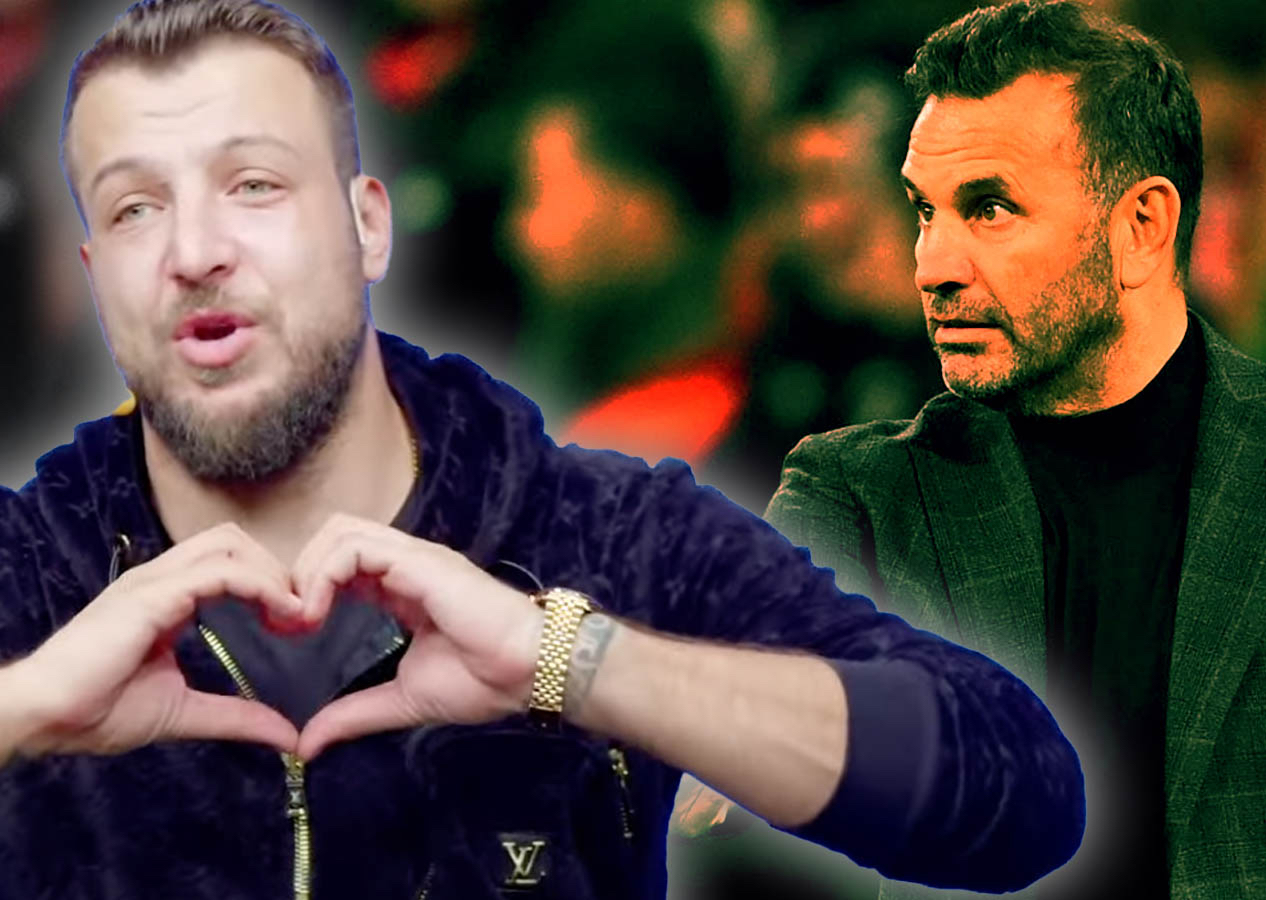 "Hakeme söven Okan Buruk hocamın ağzına sağlık! 80 milyonun dili oldun. Nobre'ye küfür ettiğin için seni tebrik ediyorum hocam"