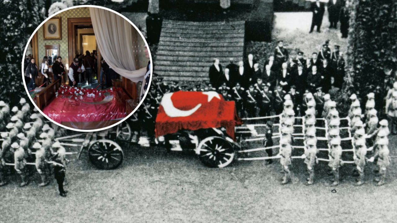 Atatürk'ün hayata veda edişinin 85. yıl dönümü... Binlerce vatandaş Dolmabahçe Sarayı'na akın etti...