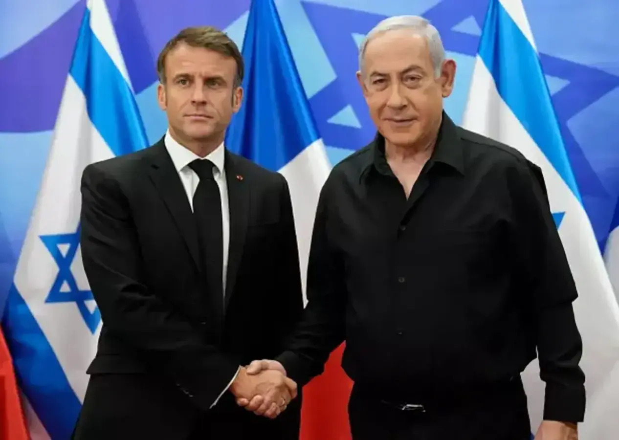 Emmanuel Macron'a geri vites attırdılar! İsrail'e özür telefonu