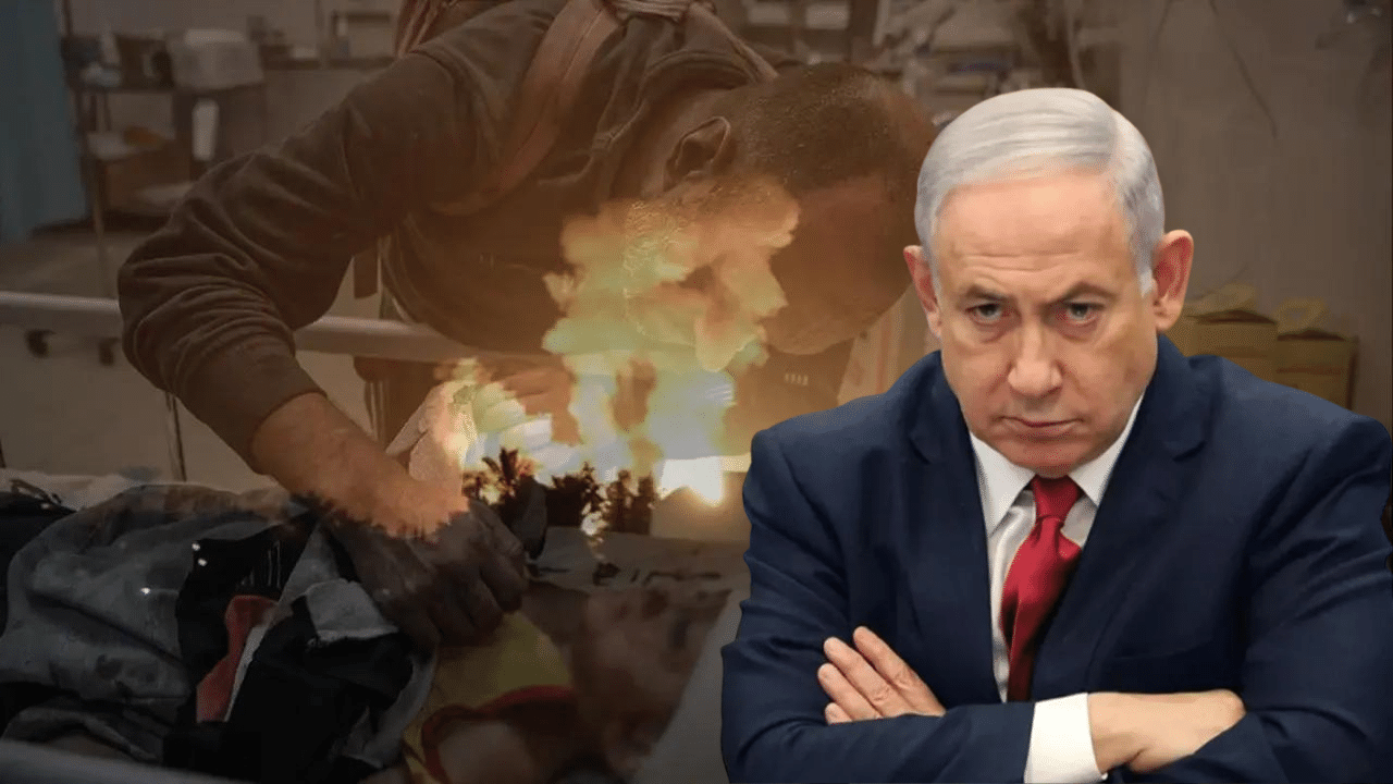 Katil Binyamin Netenyahu, Şifa Hastanesi'ne yapılan baskınla övündü!