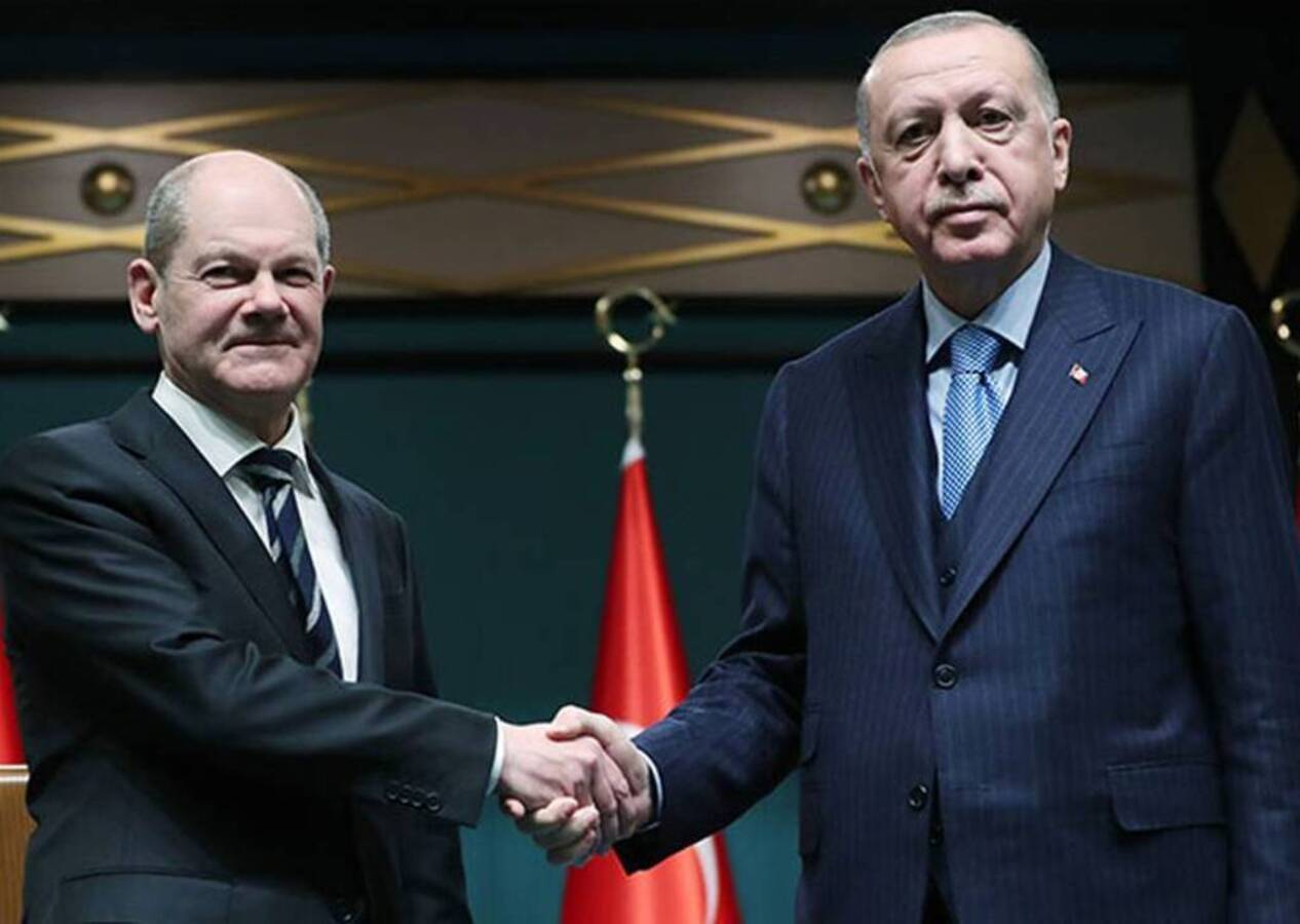 Recep Tayyip Erdoğan - Olaf Scholz zirvesi öncesi Bloomberg'den algı haberi!