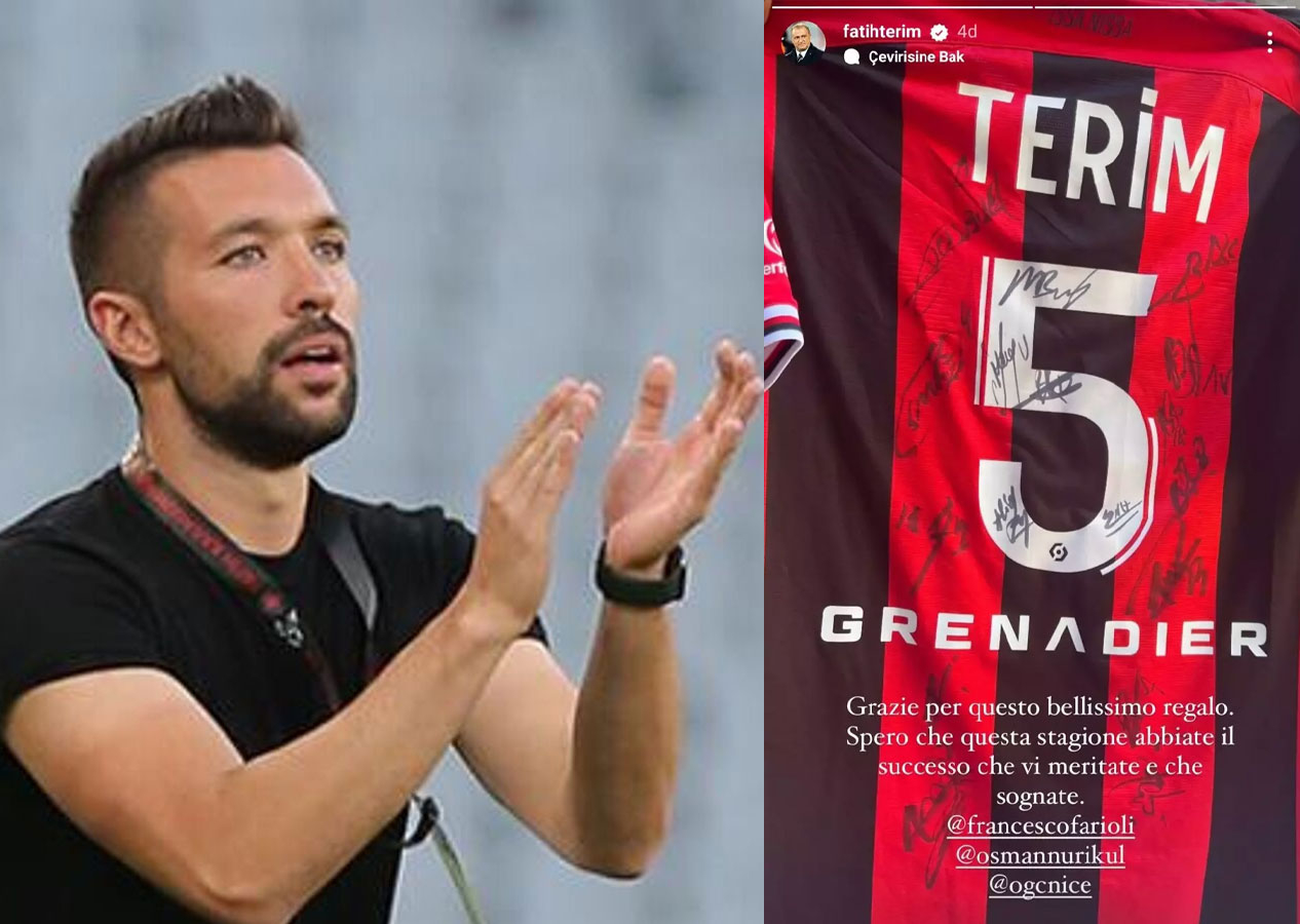 Francesco Farioli'den Fatih Terim'e hediye! Bu sözlerle paylaştı!