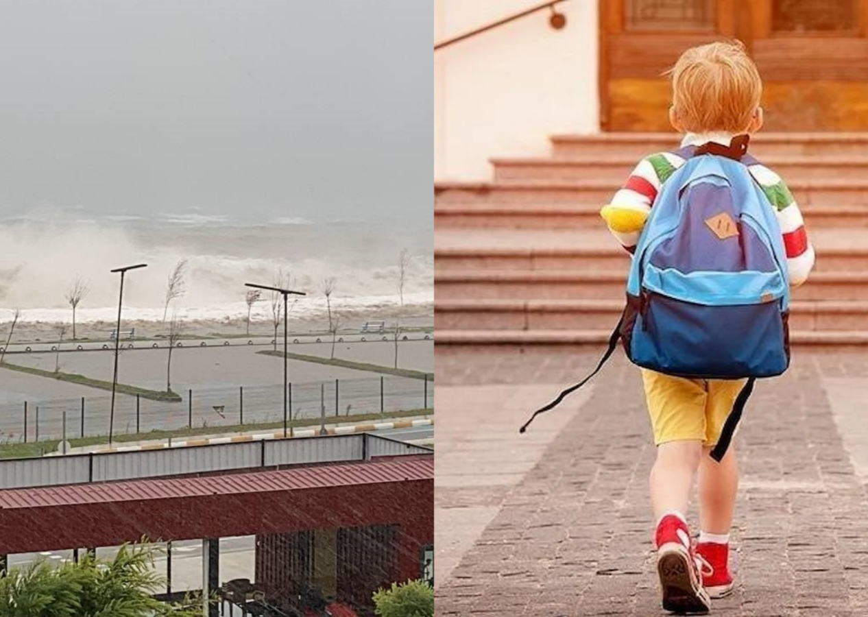 Zonguldak'ta okullar tatil edildi