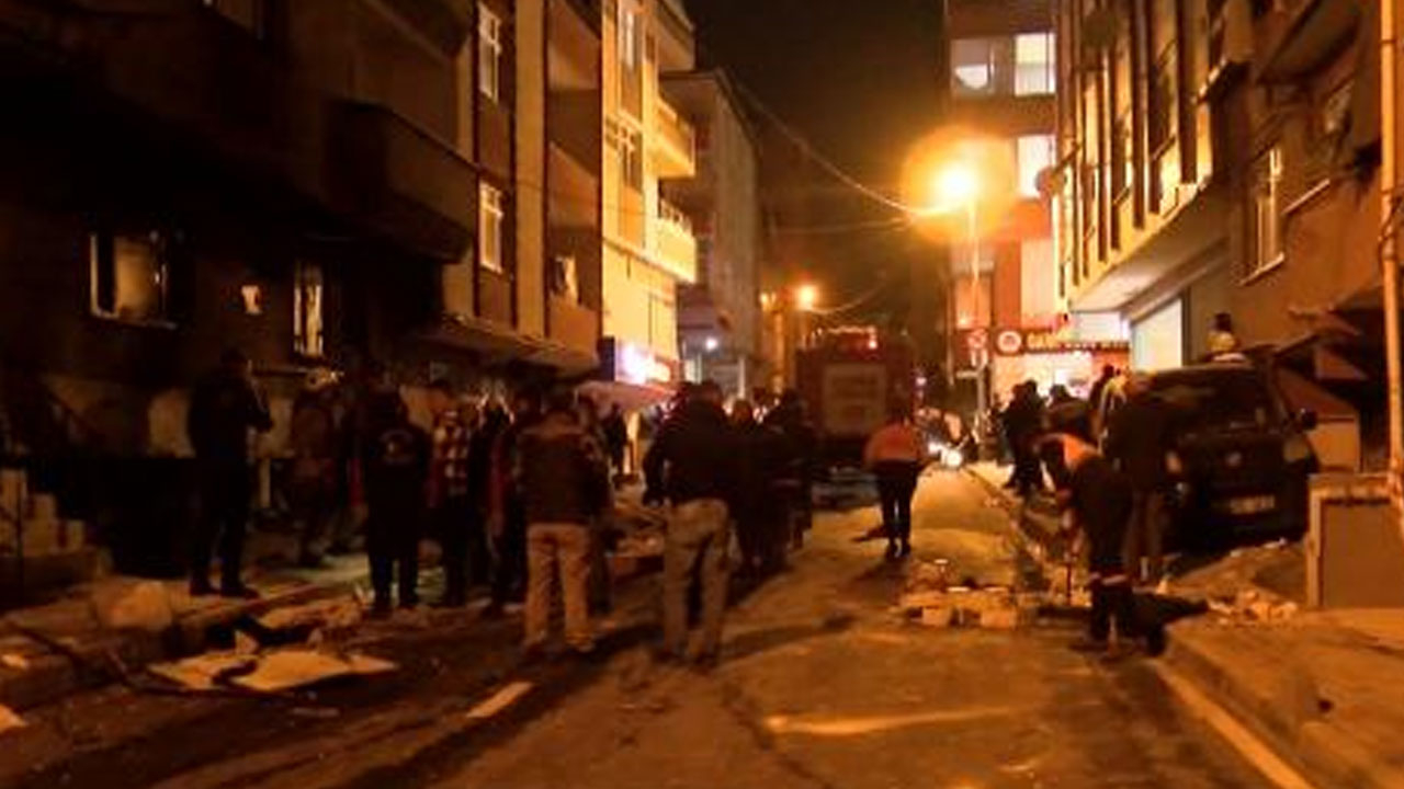 Ölü ve yaralılar var! İstanbul Küçükçekmece'de doğal gaz patlaması