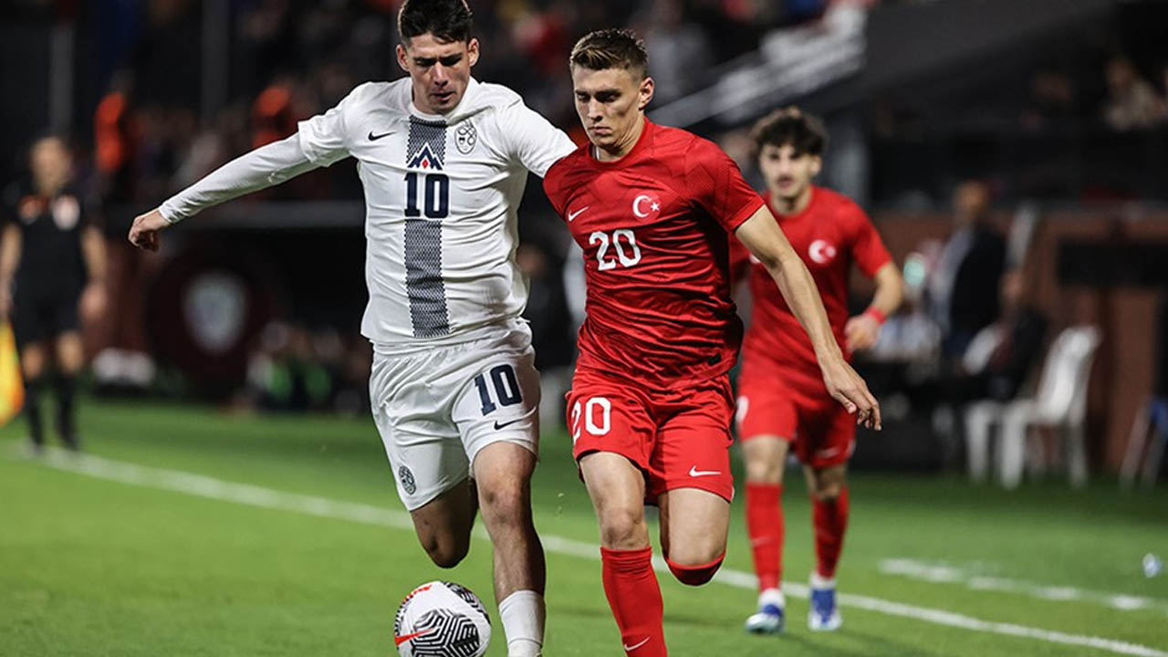 Ümit Milli Takımımız Slovenya ile 1-1 berabere kaldı
