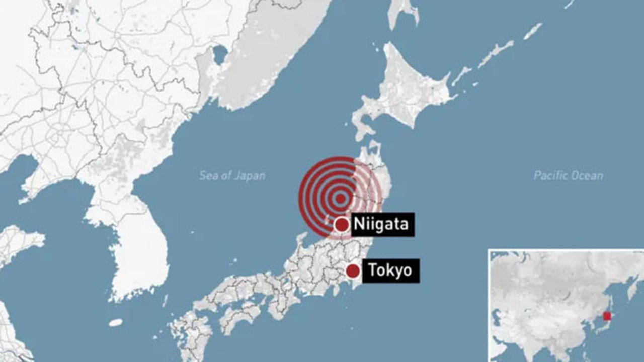 Japonya'nın kuzeydoğusunda 5,8 büyüklüğünde deprem