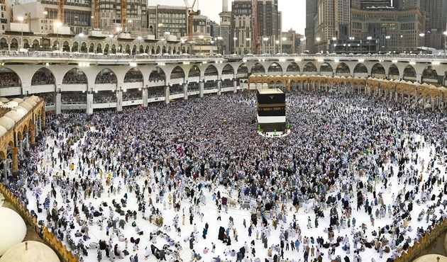 Kabe'de yağmur sevinci...