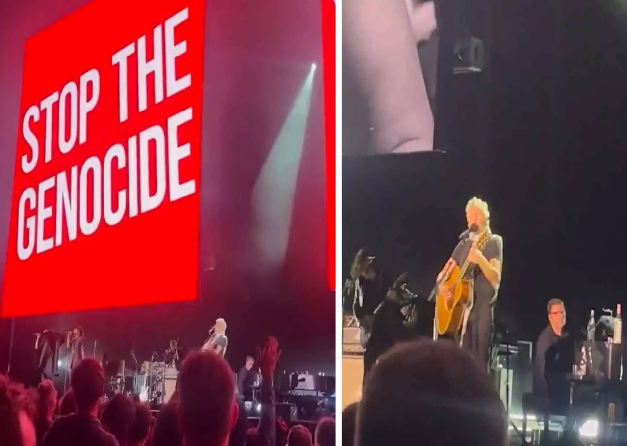 Roger Waters'dan Siyonist engellemesi karşın Filistin’e destek! Konserinde andı...