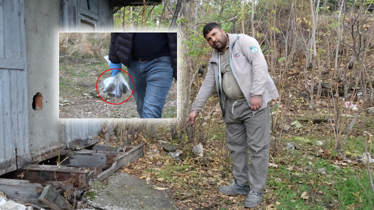 Isparta'da bir belediye işçisinin tekme attığı poşetten el bombaları çıktı