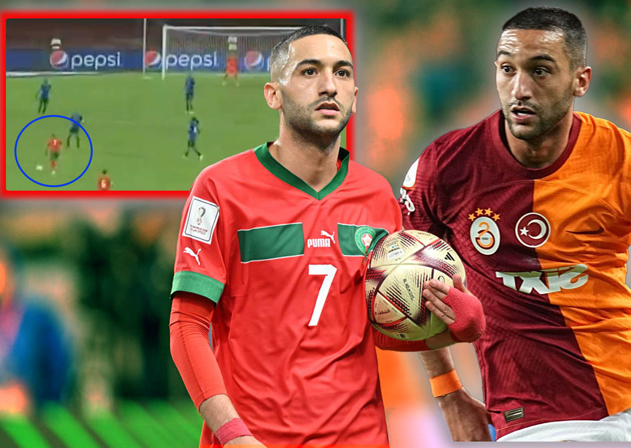 Hakim Ziyech inanılmazı başardı! Yok böyle gol: Orta sahadan füze yolladı