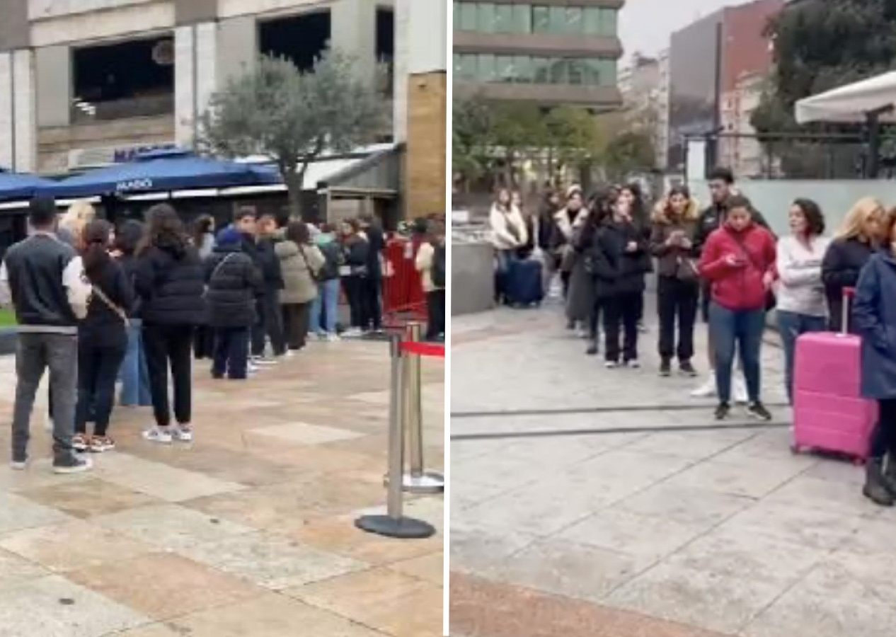 İstanbul'da Black Friday indirimi çılgınlığı! Bavullarla geldiler... Metrelerce kuyruk oluştu...