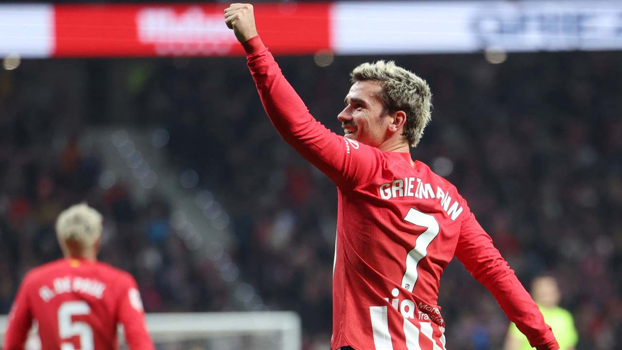 Atletico Madrid galibiyete Antonio Griezmann ile uçtu