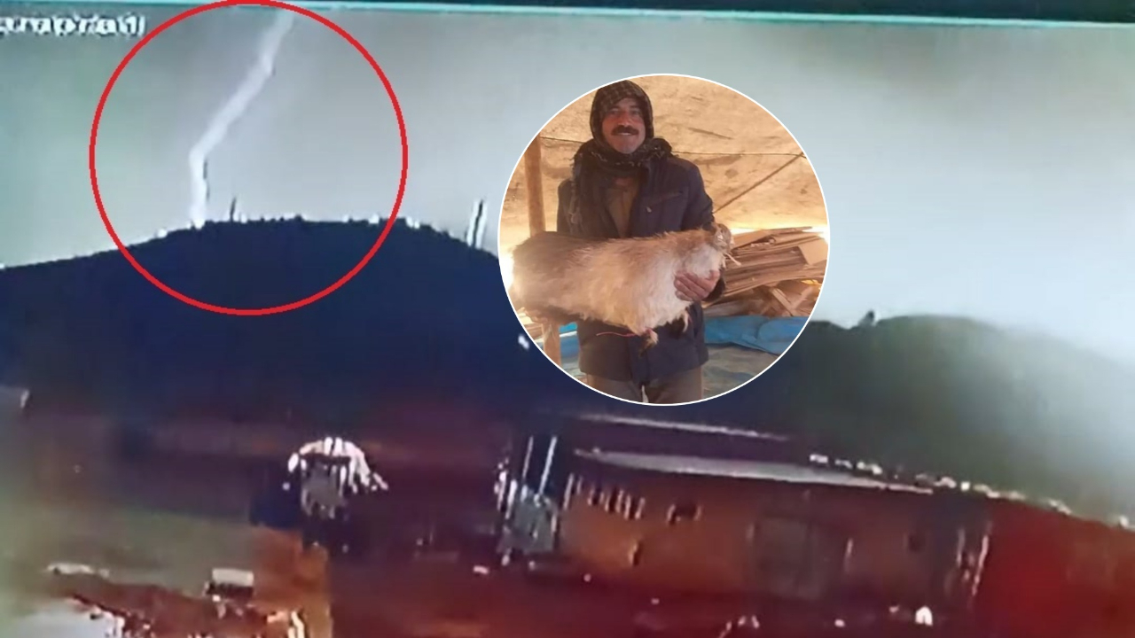 Düşen yıldırımın isabet ettiği çoban hayatını kaybetti